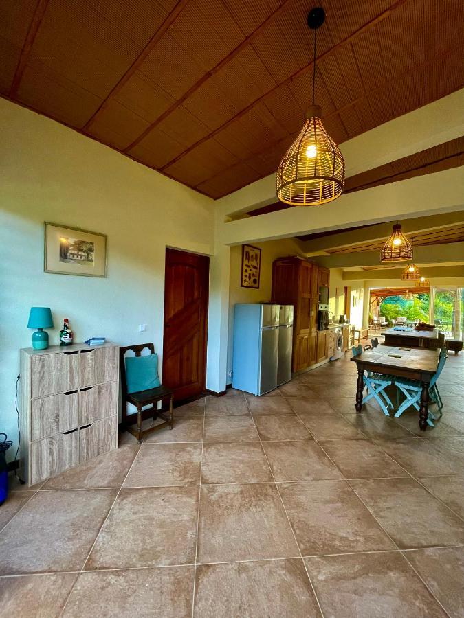 Chambre Et Sdb Privative Ylang Ylang Vue Mont Pelee Dans Maison Partagee Le Morne-Rouge Ngoại thất bức ảnh